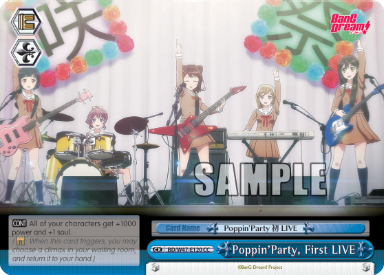Poppin'Party, First LIVE